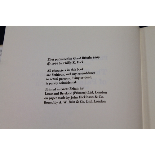 206 - DICK PHILIP K.  The Three Stigmata of Palmer Eldritch. 1st edition in pale grey cloth & d.w. Dat... 