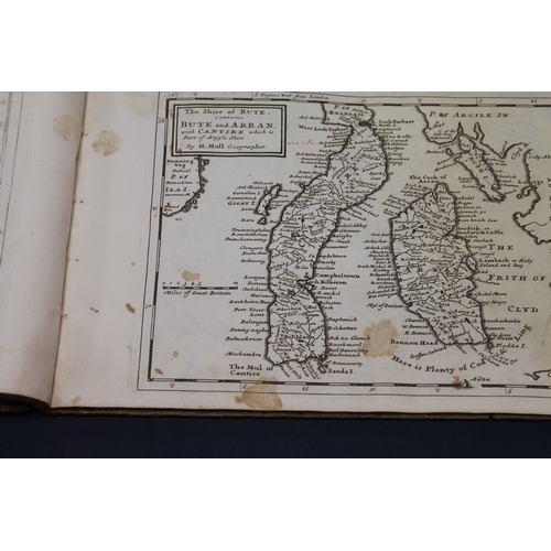 231 - MOLL HERMAN.  A set of Thirty Six New & Correct Maps of Scotland Divided into Its Shires, etc. 3... 