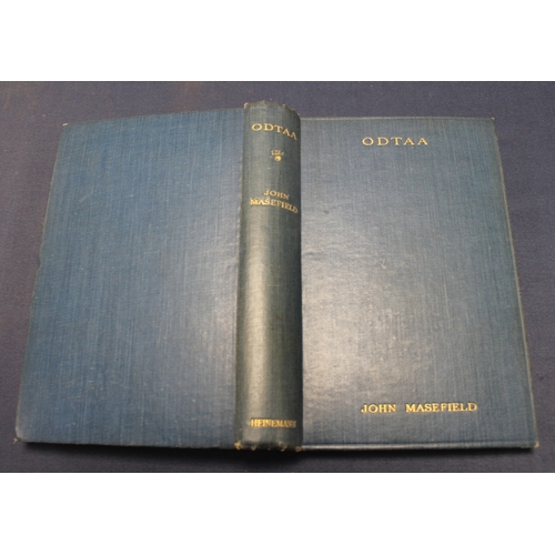 246 - MASEFIELD JOHN.  Odtaa. 2 copies. Orig. blue cloth in d.w's (some chipping). 1st eds., 1926.  (2).... 