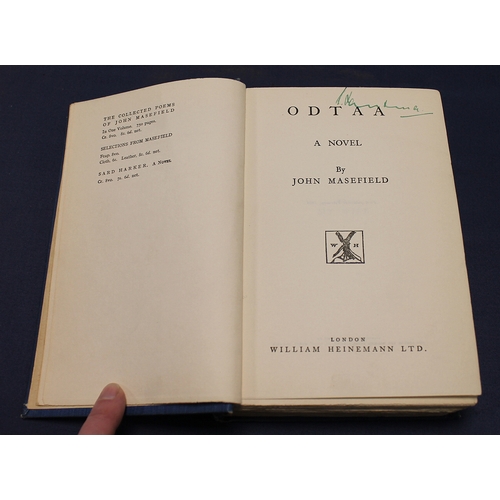 246 - MASEFIELD JOHN.  Odtaa. 2 copies. Orig. blue cloth in d.w's (some chipping). 1st eds., 1926.  (2).... 