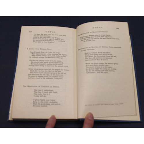 246 - MASEFIELD JOHN.  Odtaa. 2 copies. Orig. blue cloth in d.w's (some chipping). 1st eds., 1926.  (2).... 