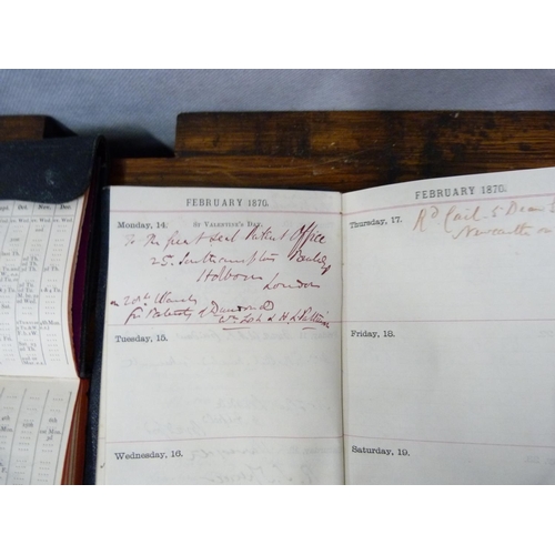 100 - (LONSDALE DOCTOR HENRY).  Carlisle Diary & Calendar for 1870, probably the property of the Late ... 