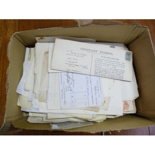 110 - Documents & Ephemera - Ireland - Dungannon.  Mainly 1920-1930's. Accumulation of receipts, billh... 