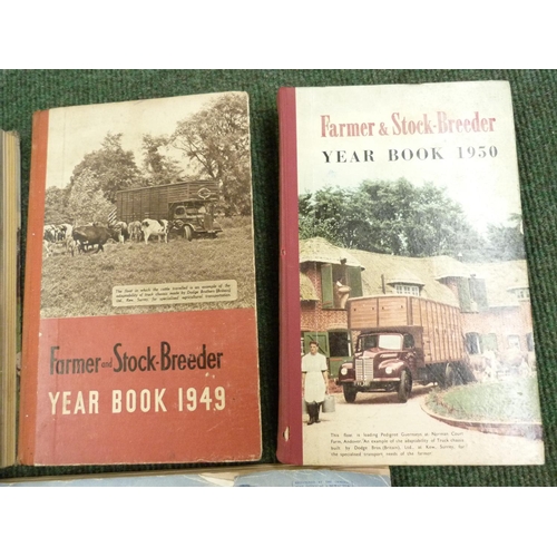 280 - FARMER & STOCK-BREEDER.  Year Books for 1948 to 1952. Illus. in orig. pict. bdgs.; also 2 F... 