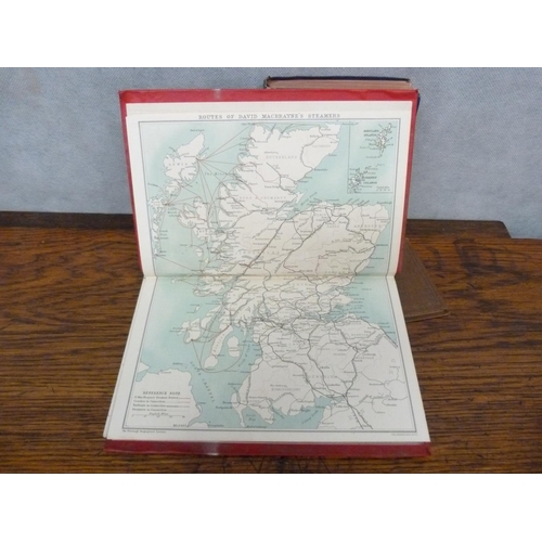 72 - MACBRAYNE DAVID.  Glasgow International Exhibition, Summer Tours In Scotland. Illus. & map. Orig... 