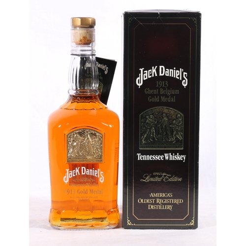 206 - JACK DANIEL'S 1913 Gold Medal Tennessee whiskey, Ghent Belgium special limited edition, 75cl 48%vol,... 