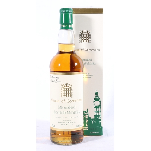 207 - HOUSE OF COMMONS blended Scotch whisky bottled by Gordon & Macphail 70cl 40%vol with label signe... 