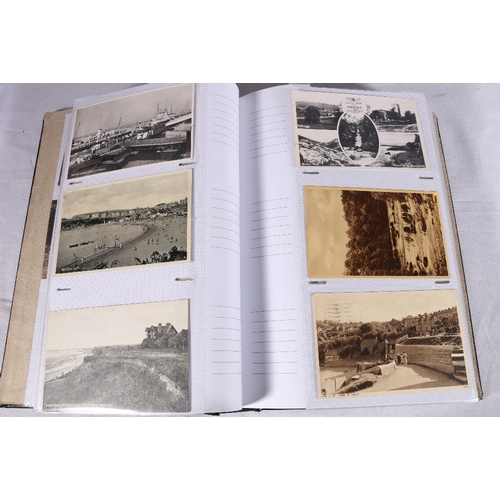 256 - An album containing approximately 300 picture postcards most of which are mixed topographical, cards... 