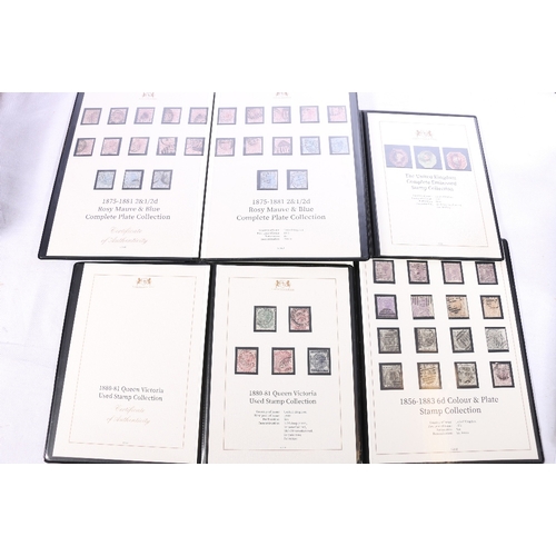 290 - GB four Harrington & Byrne Queen Victoria stamp collections including 1856-1883 6d Colour & ... 