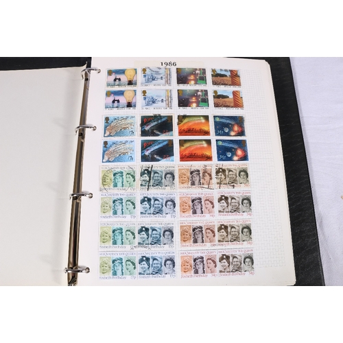 301 - GB, an album of mint and used stamps 1986 to 2002, approximate usable FV £360