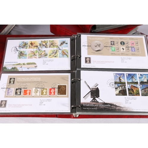 306 - GB, four albums of First Day Covers spanning 1970-2018 approximately 350 in total, The Queens Golden... 