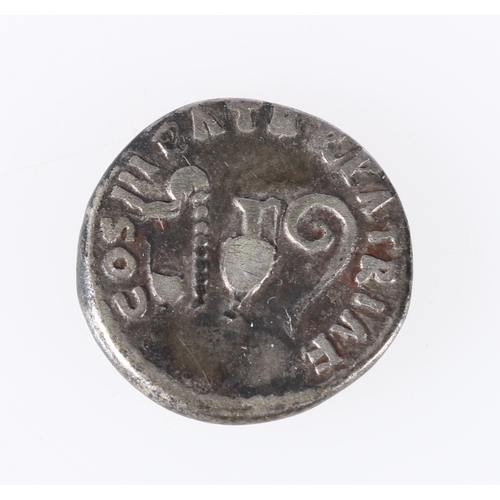 386 - Nerva AD96-98 silver denarius S3023 obv. IMP NERVA CAES AVG P M TR..., laureate bust r. rev. COS III... 