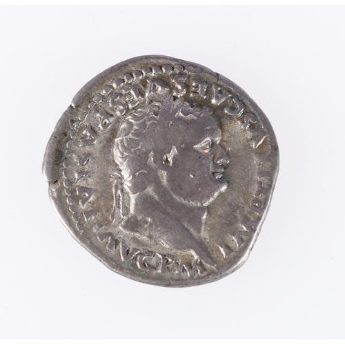 393 - Titus AD79-81 silver denarius (as Augustus) S2510 RIC 19 obv. IMP TITVS CAES VESPASIAN AVG P M, laur... 