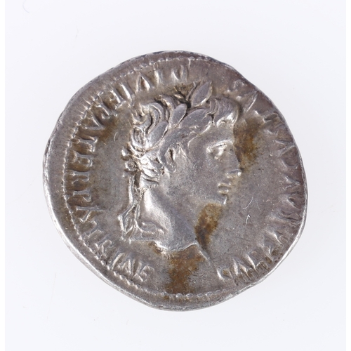 394 - Augustus BC27-AD14 silver denarius S1597 obv. CAESAR AVGVSTVS DIVI F PATER PATTRIAE, laureate head r... 