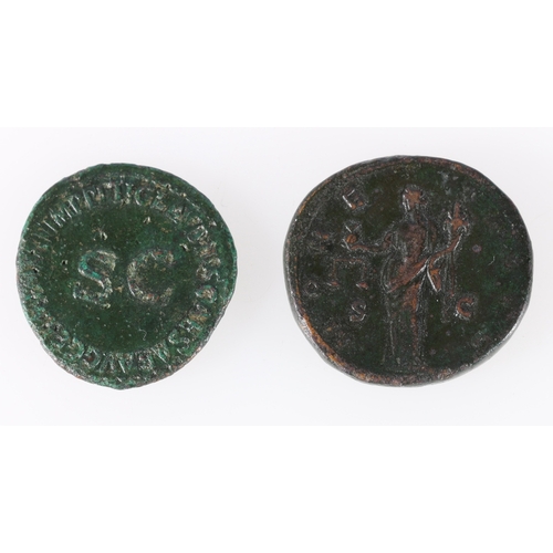 395 - Claudius (Germanicus) AD41-54 copper as S1905 obv. GERMANICVS CAESAR TI AVG F DIVI AVG N, bare head ... 