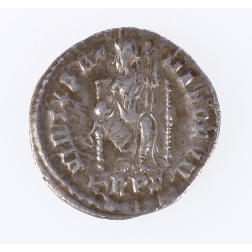 396 - Magnus Maximus AD383-388 silver siliqua obv. DN MAG MAXIMVS PF AVG, draped and diademed bust r. rev.... 