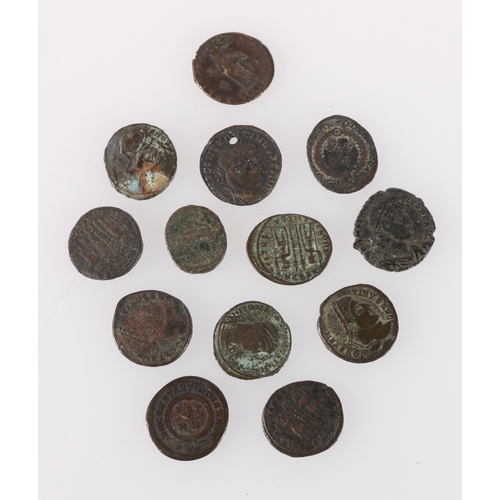 410 - Thirteen (13) billon centenionalis and follis of Constatine I, The Great AD307-337 including reverse... 