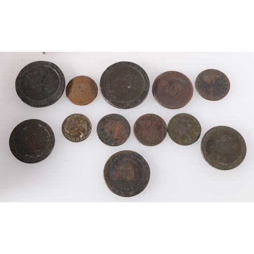 428 - UNITED KINGDOM copper coins including pennies, half pennies and farthings, George II, George III, Wi... 