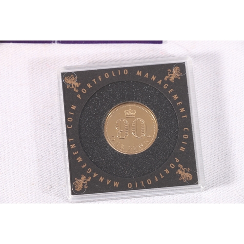 439 - Coin Portfolio Management (CPM) BAILIWICK OF JERSEY gold penny 2016 issued to commemorate the Queens... 