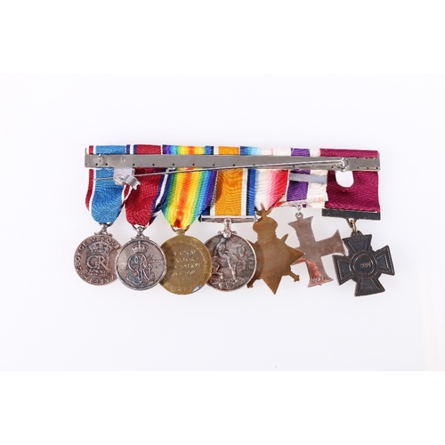 509 - WWI war medal and victory medal with oak leaf clasp to 17727DA A Morrison DHRNR (Deck Hand Royal Nav... 