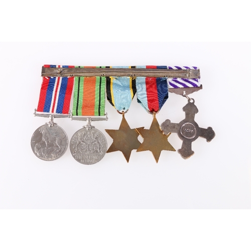 512 - WWII war medal and defence medal, 1939-1945 star with copy Battle of Britain clasp, copy Air Crew Eu... 