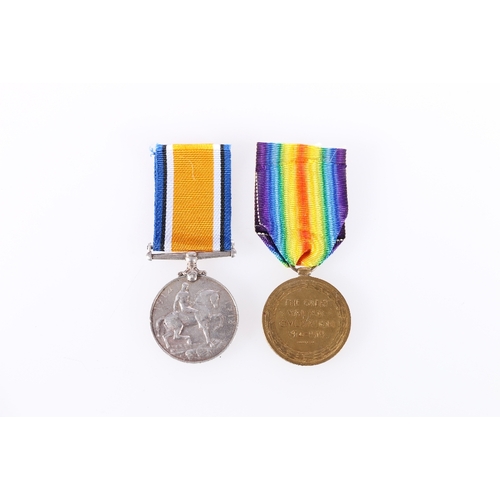 516 - WWI pair comprising war medal and victory medal to 51465 A CPL J GILLIES R SCOTS (Royal Scots)