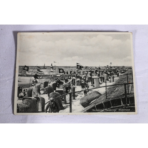 602 - An album of over 100 Bilder Verlag FF of Wilhelmshaven real photographic postcards most of Third Rei... 