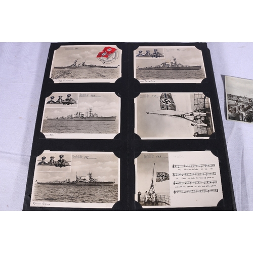 602 - An album of over 100 Bilder Verlag FF of Wilhelmshaven real photographic postcards most of Third Rei... 