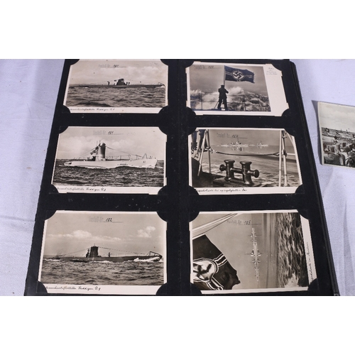 602 - An album of over 100 Bilder Verlag FF of Wilhelmshaven real photographic postcards most of Third Rei... 