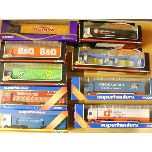 88 - Four Corgi Superhaulers including TY86611 Knights of Old, TY87002 Dukes Transport, TY86806 Castle Ce... 