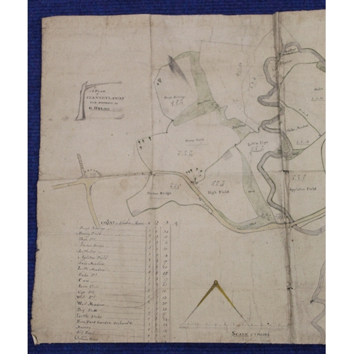 117 - Documents & Ephemera - Stanneylands - Wilmslow - Cheshire.  1754-1897. Archive of documents with... 