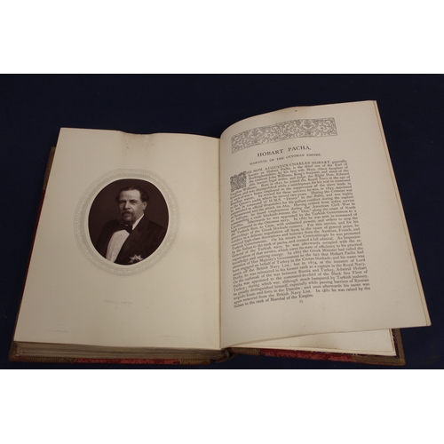 86 - COOPER THOMPSON (Ed).  Men Of Mark. Orig. oval photograph plates. Quarto. Rubbed bdg. 1881.  (4).... 