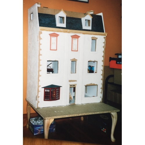 171 - Dolls house and an extensive collection of furnishings and accessories. Hand built by a craftsman in... 