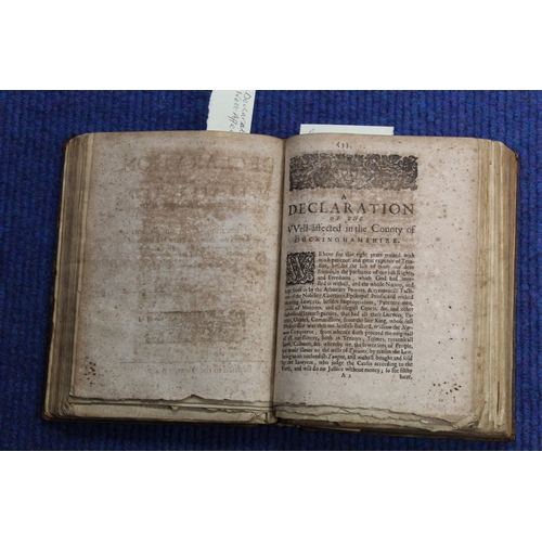 131 - 17TH CENTURY TRACTS & PAMPHLETS (Civil War, Restoration & English Revolution Period).  A sin... 