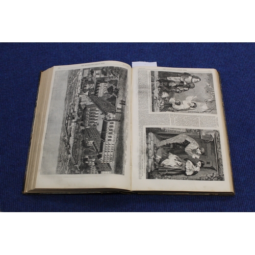 282 - ILLUSTRATED LONDON NEWS.  Bound vol. 34, Jan to June 1859 (Carlisle features on p337). Rubbed h... 