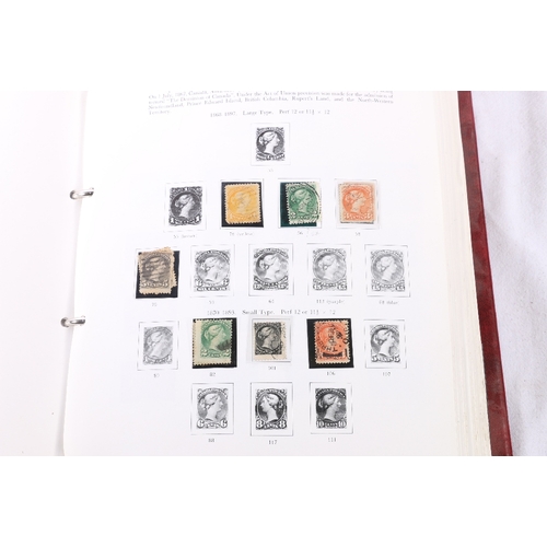 256 - A collection of mostly used world stamps within X albums including USA, IRELAND, AUSTRALIA, CANADA e... 