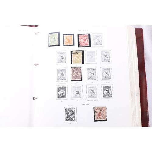 256 - A collection of mostly used world stamps within X albums including USA, IRELAND, AUSTRALIA, CANADA e... 