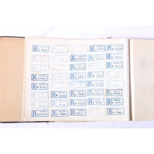 263 - GB stamp collection including an album of postmarks and embossed issues, vic 1d penny reds, seahorse... 