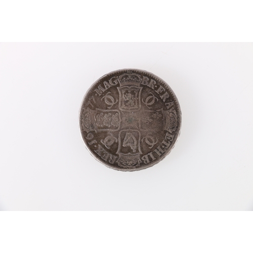 302 - ENGLAND Charles II (1660-1685) silver crown 1677 Vicesimo Nono S3358