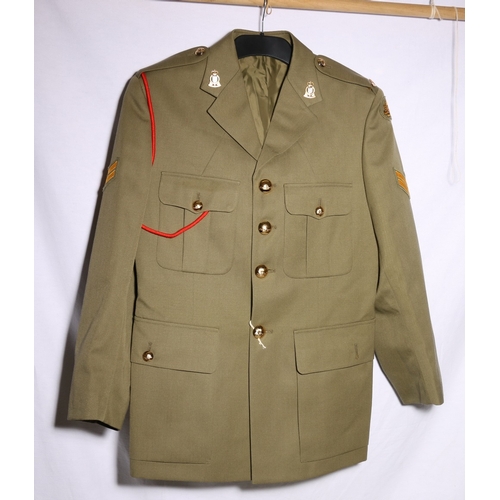 445 - Australia Army dress uniform jacket with Fletcher Jones label with Australian Army Ordnance Corps co... 