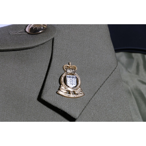 445 - Australia Army dress uniform jacket with Fletcher Jones label with Australian Army Ordnance Corps co... 