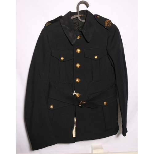 455 - British Red Cross dress uniform jacket with Hobson and Sons of London labels penned 