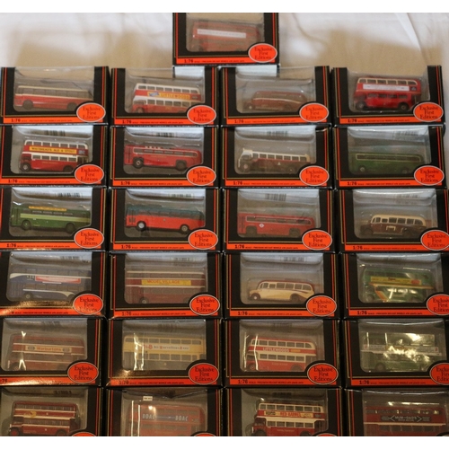 53 - Forty-one Gilbow Exclusive First Editions EFE 1/76 scale diecast buses and coaches vehicles models w... 