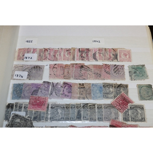 254 - NEW ZEALAND and CANADA stamp collections in seven albums, mostly ordered chronologically, mostly use... 