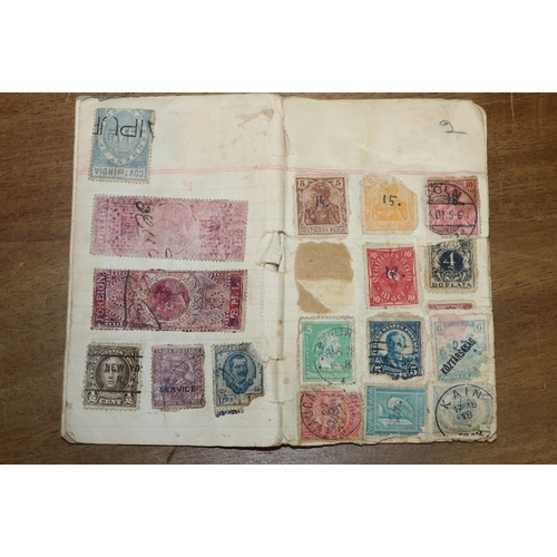 267 - GB stamps including Vic 1d penny reds on covers, INDIA Vic six annas and eight annas, etc. 