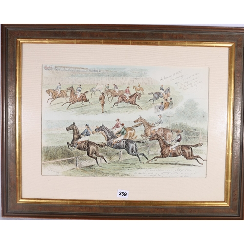 369 - JOHN STURGESS (act. 1869-1903) Saturday at Sandown Park, The Grand International Steeplechase, 2nd M... 