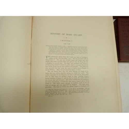 259 - DE FLANDRE C.  History of Mary Stuart, Queen of Scots. 2 vols. Large paper copy no. 16. Port. fronti... 