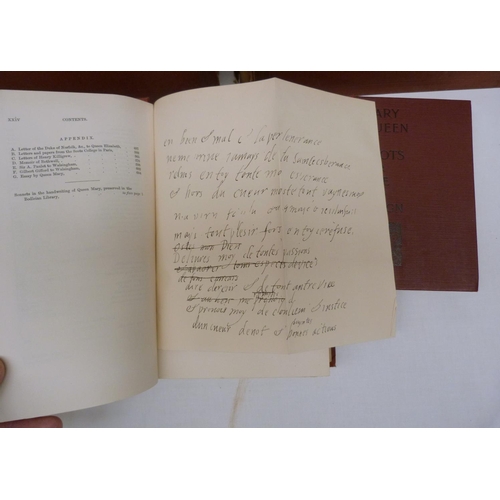 259 - DE FLANDRE C.  History of Mary Stuart, Queen of Scots. 2 vols. Large paper copy no. 16. Port. fronti... 