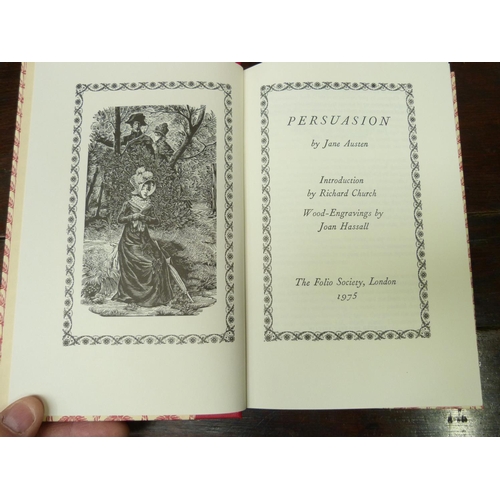 10 - FOLIO SOCIETY.  Works of Jane Austen. 6 vols. in slip case.
