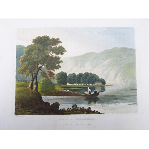 102 - FIELDING T. H. & WALTON J.  A Picturesque Tour of the English Lakes. 48 hand col aquatint plates... 